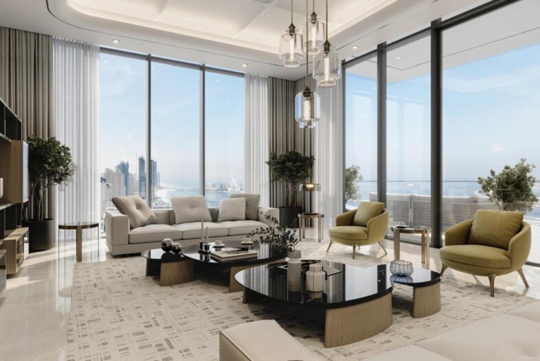 Luxury Full-Floor Penthouse with 6 Bedrooms for Sale in Sobha Seahaven